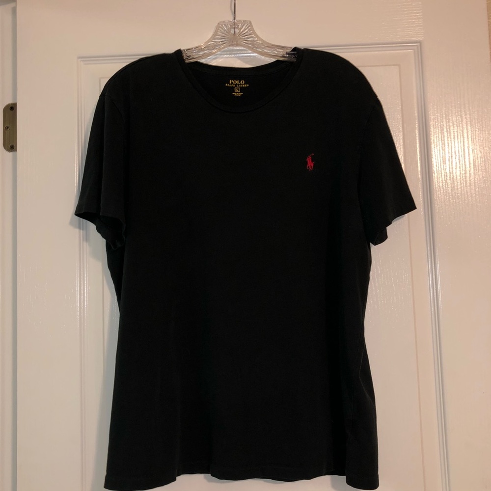 Ralph Lauren black u neck shirt